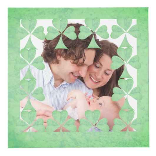 "Heb een Happy St. Patrick's Day" Shamrock Lijst (Voorkant)