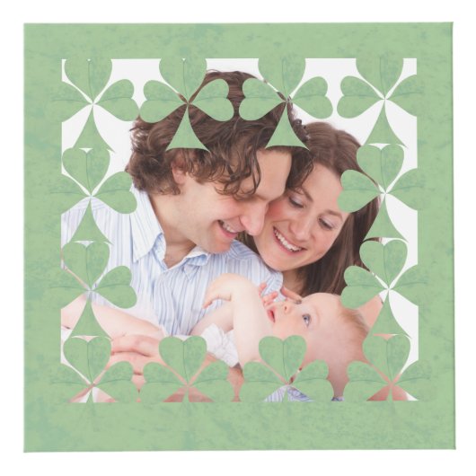 "Heb een Happy St. Patrick's Day" Shamrock Lijst (Voorkant)