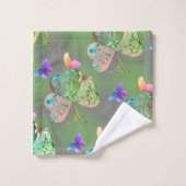 "Heb een Happy St. Patrick's" Shamrocks Bad Handdoek (Wasdoekje)