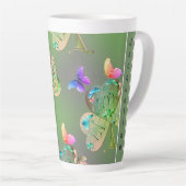 "Heb een Happy St. Patrick's" Shamrocks Latte Mok (Rechterhoek)