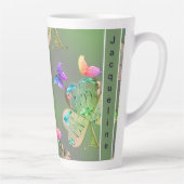 "Heb een Happy St. Patrick's" Shamrocks Latte Mok (Rechts)