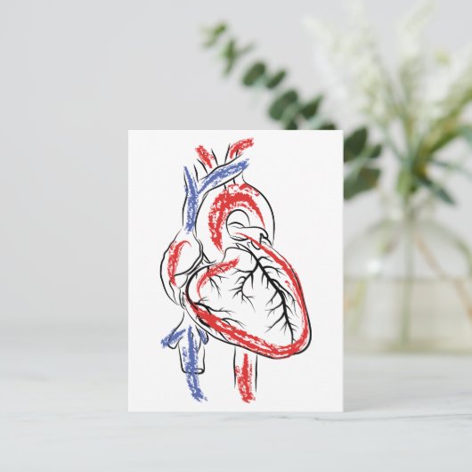 Heb een hart briefkaart (Staand voorkant)