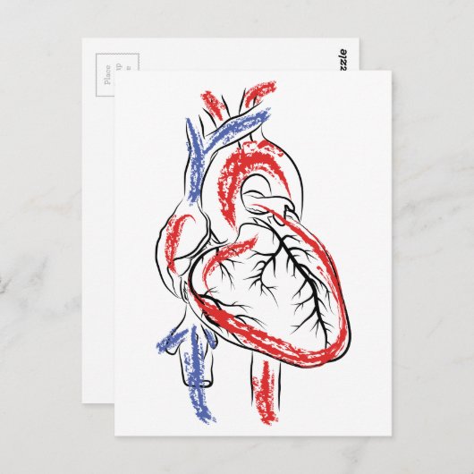 Heb een hart briefkaart (Voorkant / Achterkant)