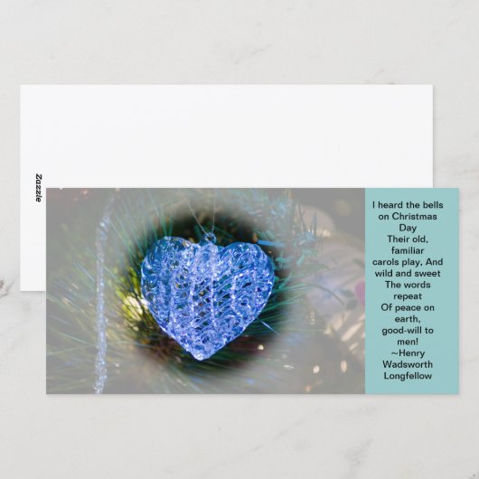 Heb een hart feestdagenkaart (Voorkant / Achterkant)