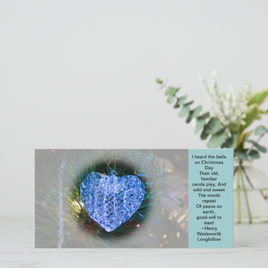 Heb een hart feestdagenkaart (Staand voorkant)