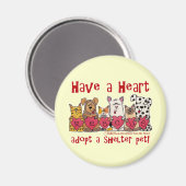 Heb een hart magneet (Voorkant / Achterkant)