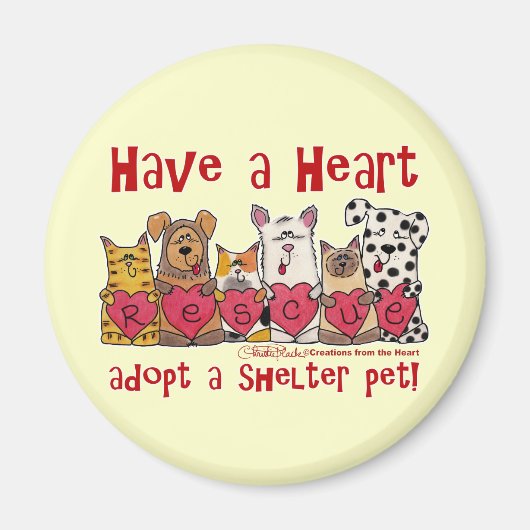 Heb een hart magneet (Voorkant)