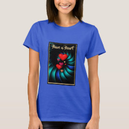 Heb een hartverwarmend kleurrijk, koud design t-shirt