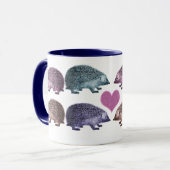 Heb een hedelgel met acht egel - Mok voor koffie (Voorkant links)