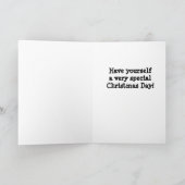 "HEB EEN HEEL SPECIALE KERSTDAG VOOR JEZELF" KAART (Binnen)