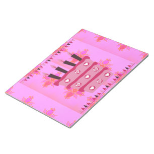 Heb een heerlijk gebufferde gelukkige verjaardag notitieblok