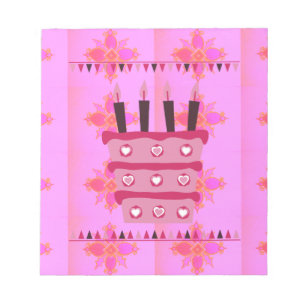 Heb een heerlijk gebufferde gelukkige verjaardag notitieblok