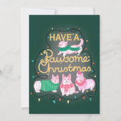 Heb een heerlijke kerst feestelijke Corgi Kaart (Voorkant)