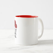 Heb een Holly Dolly Mok met Kerstkoffie (Voorkant rechts)