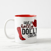 Heb een Holly Dolly Mok met Kerstkoffie (Links)