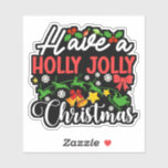 Heb een Holly Jolly Christmas-86096 Sticker<br><div class="desc">Heb een Holly Jolly Christmas-86096</div>