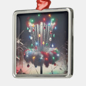 Heb een Holly Jolly Disc-mas! Christmas Metalen Ornament (Links)