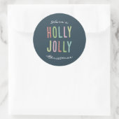 Heb een Holly Jolly Kerst sticker (Tas)
