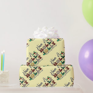 Heb een Holly Jolly Kerstmis Cadeaupapier