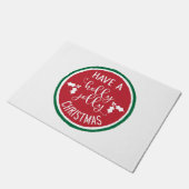 Heb een Holly Jolly Kerstmis Deurmat (Schuin)