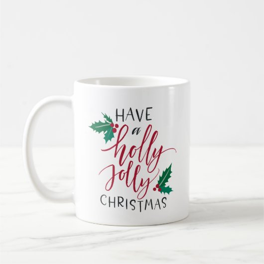 Heb een Holly Jolly Kerstmis Koffiemok (Links)