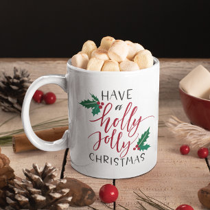 Heb een Holly Jolly Kerstmis Koffiemok