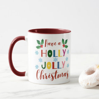 Heb een Holly Jolly Kerstmis Mok