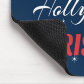 Heb een Holly Jolly Kerstmis Muismat (Hoek)
