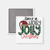 Heb een Holly Jolly Kerstmis - Perfecte Kerstmis Magneet (Voorkant / Achterkant)