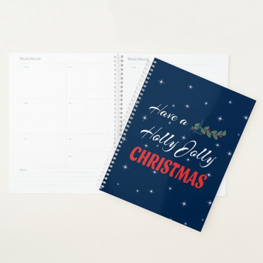 Heb een Holly Jolly Kerstmis Planner (Display)