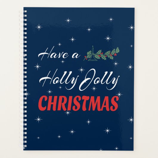 Heb een Holly Jolly Kerstmis Planner (Voorkant)