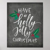 Heb een Holly Jolly Kerstmis Poster (Voorkant)