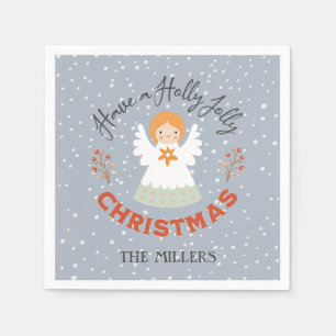 Heb een Holly Jolly Kerstmis Servet
