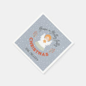Heb een Holly Jolly Kerstmis Servet (Hoek)