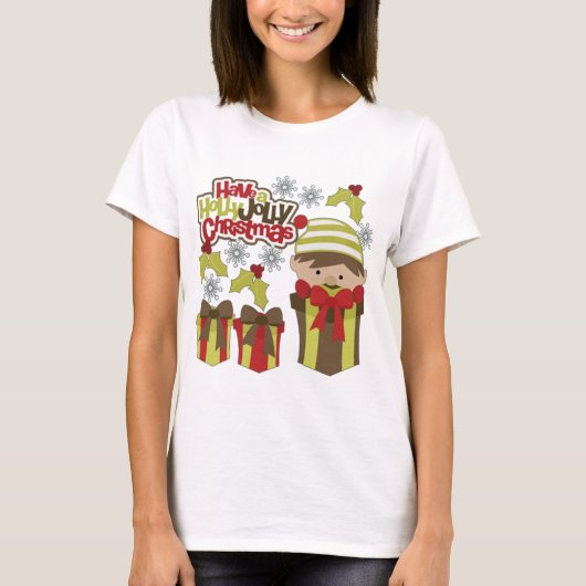Heb een Holly Jolly Kerstmis T-shirt (Voorkant)