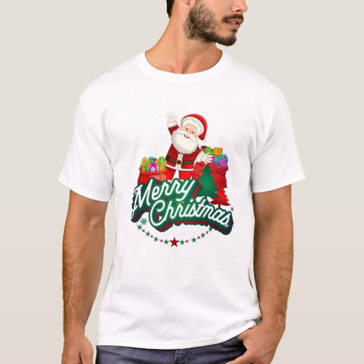 "Heb een Holly Jolly Kerstmis" T-shirt (Voorkant)