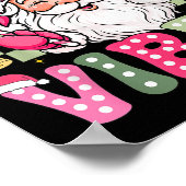 Heb een Holly Xmas Jolly Christmas Coquette Vibes  Poster (Hoek)