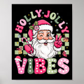 Heb een Holly Xmas Jolly Christmas Coquette Vibes  Poster (Voorkant)