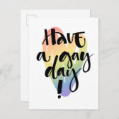 Heb een homedag briefkaart (Voorkant / Achterkant)