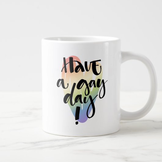 Heb een homedag grote koffiekop (Rechts)