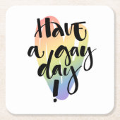 Heb een homedag kartonnen onderzetters (Voorkant)
