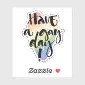 Heb een homedag sticker (Vel)