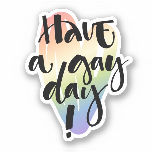 Heb een homedag sticker (Voorkant)