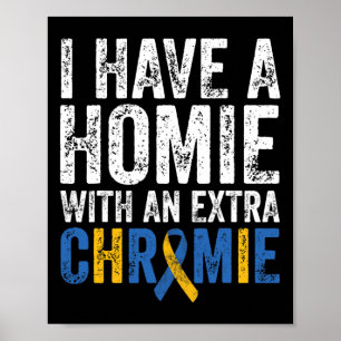 Heb een homie met een extra chromie downsyndroom A Poster