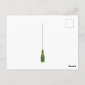 Heb een Hoppy Day groene bierfles Briefkaart (Achterkant)