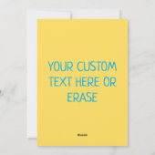 Heb een Hoppy Easter Funny Humorous Bunny Konijn Feestdagenkaart (Achterkant)