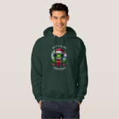 Heb een hoppy kerst | Kikkerbilletjes Hoodie (Voorkant volledig)