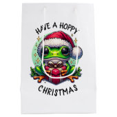Heb een hoppy kerst | Kikkerbilletjes Medium Cadeauzakje (Achterkant)