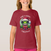 Heb een hoppy kerst | Kikkerbilletjes T-shirt (Voorkant)