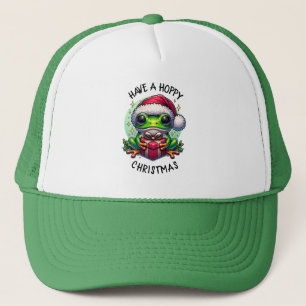 Heb een hoppy kerst Kikkerbilletjes Trucker Pet